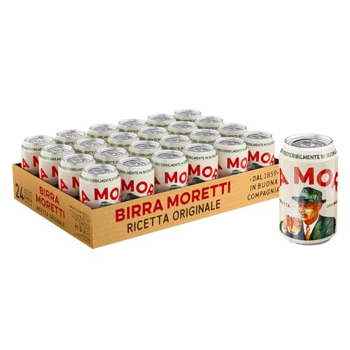 Birra Moretti Ricetta Originale, Cassa 24 Lattine da 33cl