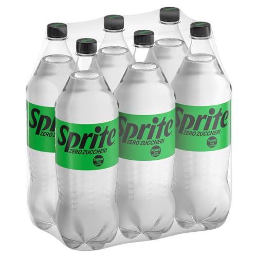Sprite Zero Bevanda Analcolica Frizzante Gusto Lemon-Lime Zero Zuccheri, 6x1.5L