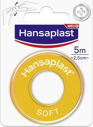 Hansaplast SOFT Cerotto su Rocchetto 5m x 2.5cm Ipoallergenico