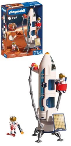 PLAYMOBIL Space ESA Mars Research Rocket con rampa e 2 astronauti