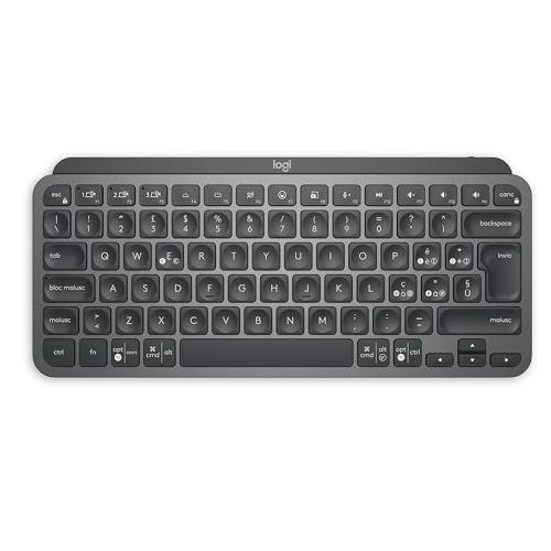 Logitech MX Keys Mini Tastiera Wireless Illuminata Grafite
