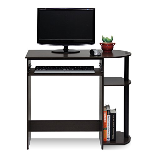 Furinno Scrivania per Computer, Dark Brown