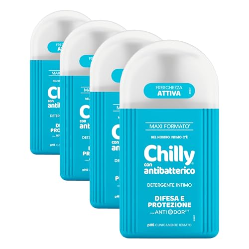 Chilly Detergente Intimo Antibatterico con Timo e Salvia, 300 ml