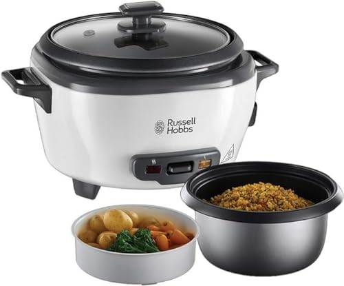 Russell Hobbs Cuociriso 0,8L con Cottura a Vapore e Riscaldamento