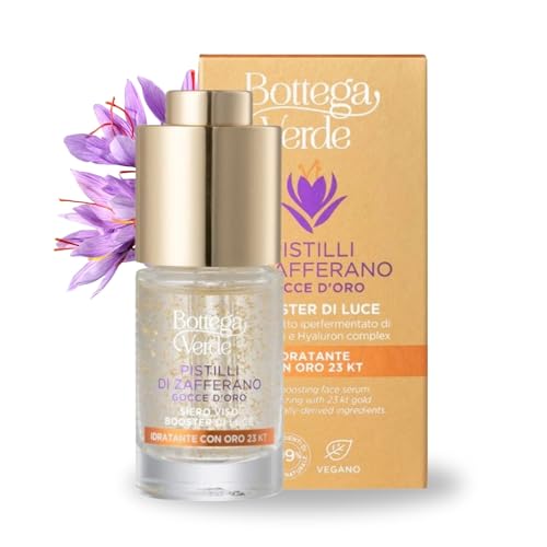 Bottega Verde Gocce D'Oro Siero Viso Booster di Luce con Oro 23 KT e Zafferano