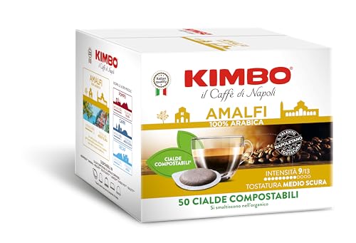 Kimbo Amalfi 100% Arabica, 50 Cialde Compostabili ESE
