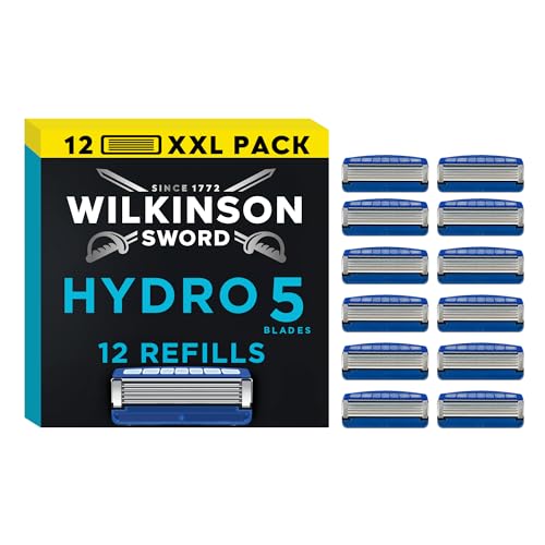 Wilkinson Hydro 5 Skin Protect Regular - Lame per rasoio da uomo, 12 pezzi