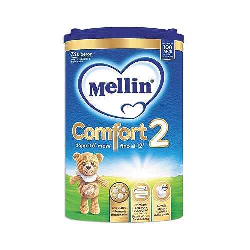 Mellin Comfort 2 Latte di Proseguimento in Polvere 800g, 6-12 Mesi