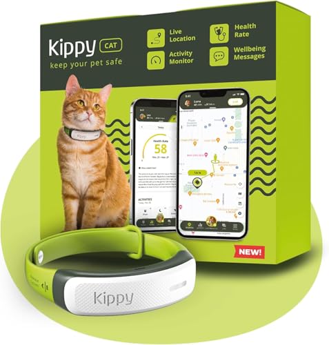 Kippy CAT Collare GPS per Gatti con Sistema Antistrozzo