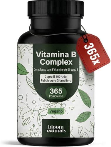 Vitamina B Complex ad Alto Dosaggio 365 Compresse