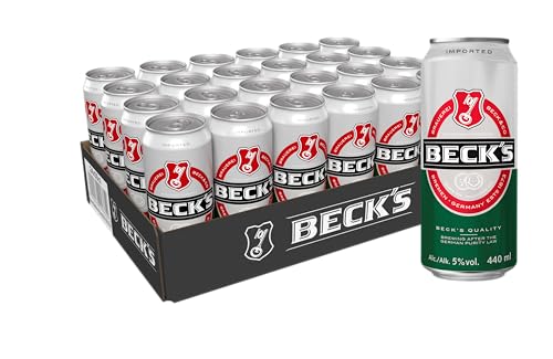 Beck's Pils Birra Tedesca Lattina, Pacco da 24 x 44cl