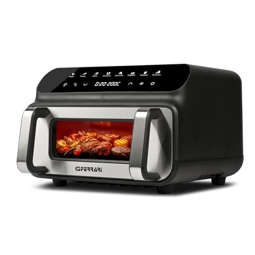 G3 Ferrari Friggitrice ad Aria BBQ 10L, 2000W, 8 Programmi