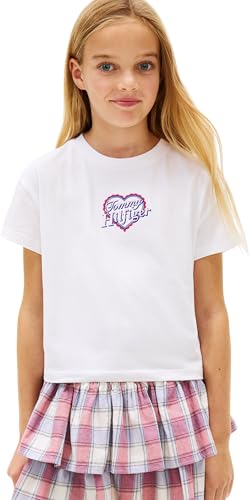 Tommy Hilfiger Girls Tommy Heart Embro Tee