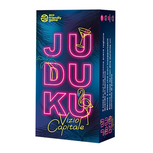 JUDUKU Vizio Capitale - Giochi da Tavolo- Giochi da tavolo adulti ideale per le serate tra amici - Giochi di società - Giochi di Carte