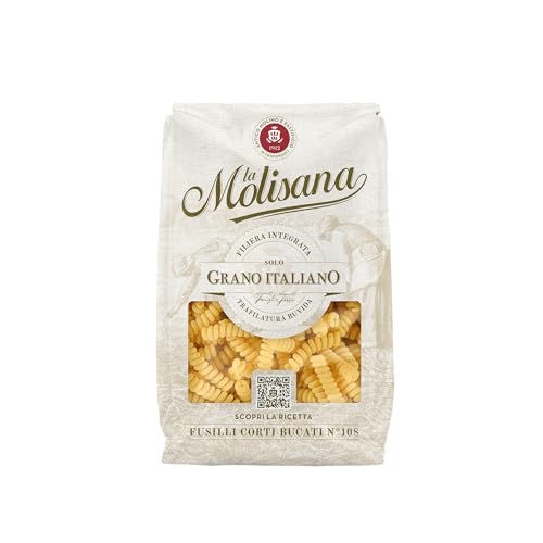 La Molisana Fusilli Corti Bucati n.108 Pasta di Grano Duro Italiano 500g