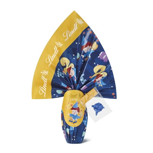 Lindt Uovo di Pasqua Bambini Cioccolato al Latte con Doppia Sorpresa, 240g
