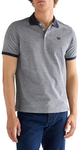 Wrangler Polo Uomo Refined, Regular Fit, 100% Cotone Piqué
