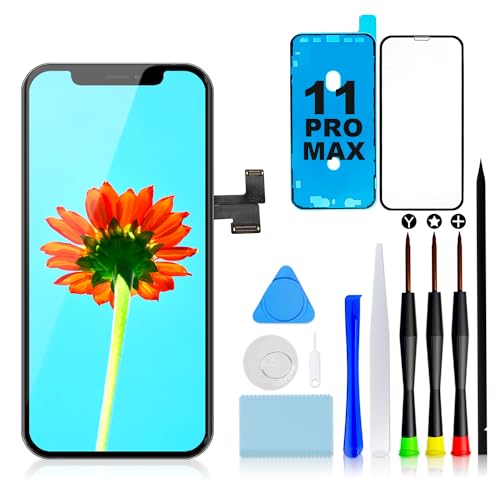 GULEEK Display iPhone 11 Pro Max Schermo LCD 6,5" Nero