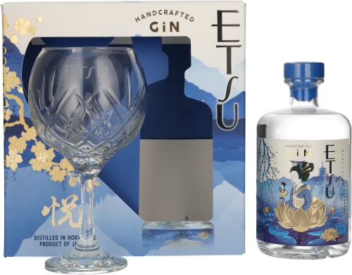 Etsu Handcrafted Gin 43% Vol. Giftbox with Glass 700ml