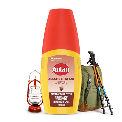 Autan Zecche e Tafani Vapo, Spray Antizecche e antizanzare Comuni, Tigre e Tropicali, Insetto Repellente, 1 Confezione da