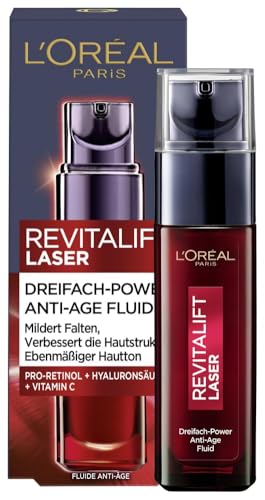 L'Oréal Paris Siero Revitalift Laser Anti Età con Acido Ialuronico, 30 ml