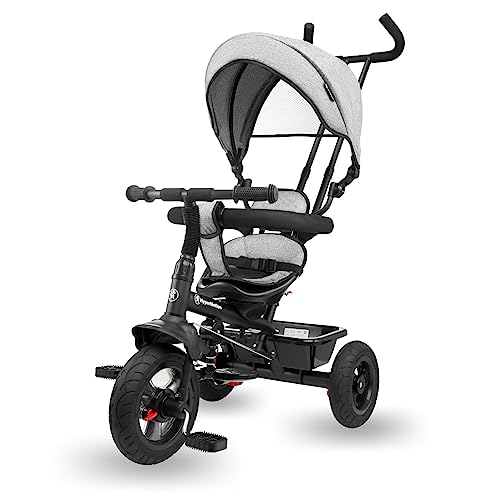 Triciclo Pieghevole HyperMotion per Bambini 1-4 Anni con Manubrio Genitori