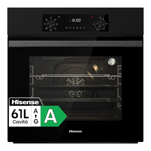 Hisense BI62220AB Forno Multifunzione 61L 7 Funzioni Even Bake AquaClean