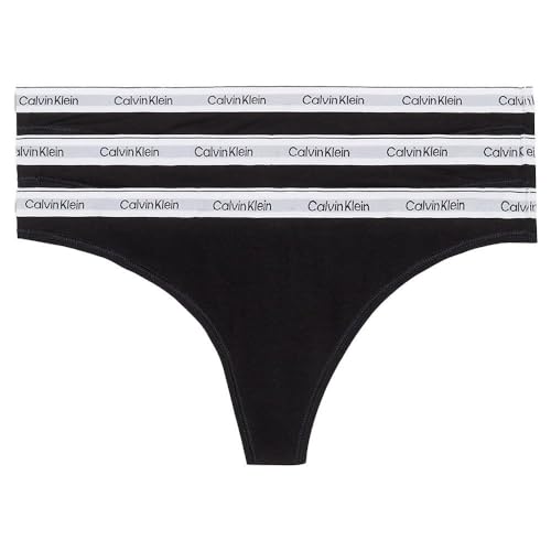 Calvin Klein Modern Logo Tanga, Confezione da 3