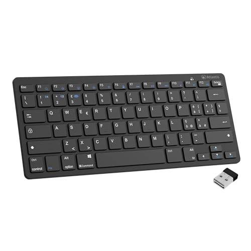 Atlantis ARGO 900 Mini Tastiera Wireless Bluetooth 78 tasti Chocolate Key