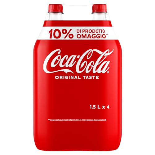 Coca-Cola Original, 4 Bottiglie da 1,5L