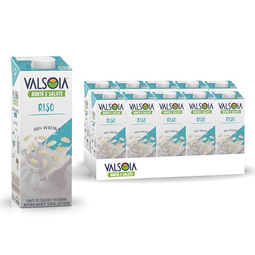 Bevanda Riso Drink Box 10x1000 ml Senza Lattosio e Glutine con Calcio e Vitamine
