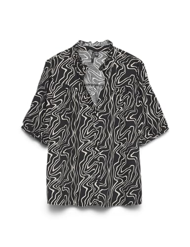 Vero Moda Vmeasy Joy 2/4 V-Neck Frill Top