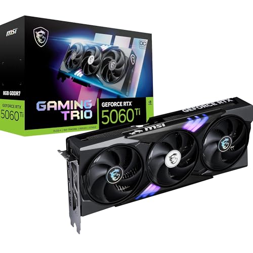 MSI GeForce RTX 5060 Ti 8GB GAMING TRIO OC Scheda Video