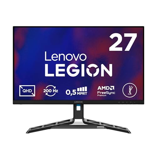 Lenovo Legion R27qe Gen 2 Monitor Gaming 27" QHD IPS 200Hz