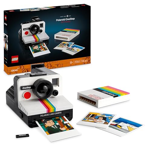 LEGO Ideas Fotocamera Polaroid OneStep SX-70 Set di Costruzioni per Adulti