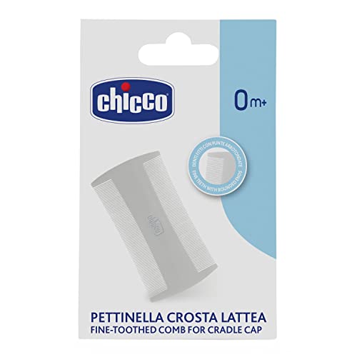 Pettinella per crosta lattea, denti fitti punte arrotondate
