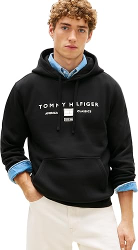 Tommy Hilfiger Felpa con Cappuccio Brand Love Uomo