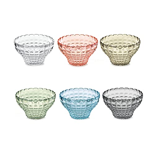 Guzzini Tiffany Set di 6 Coppette Ciotoline in Plastica Ø 24,5 cm