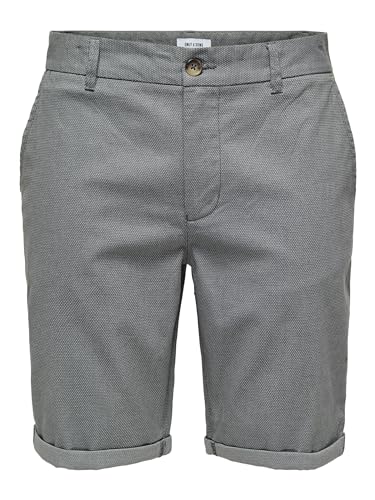Only & Sons Pantaloncini Chino da Uomo Onspeter Dobby