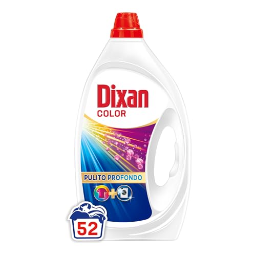 Dixan Liquido Color Detersivo Lavatrice, 52 Lavaggi