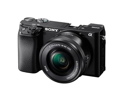 Sony Alpha 6100 Fotocamera Mirrorless con Obiettivo 16-50mm, Sensore APS-C, Video 4K