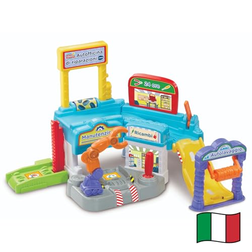 VTech Vroom Vroom Go Autofficina Riparazioni con Braccio Robotico