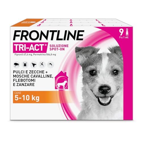 FRONTLINE Triact 9 Pipette Cane S (5-10 kg) Antiparassitario