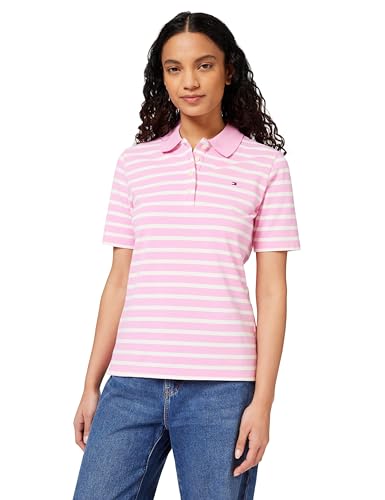 Tommy Hilfiger Polo 1985 Pique Maniche Corte Rosa