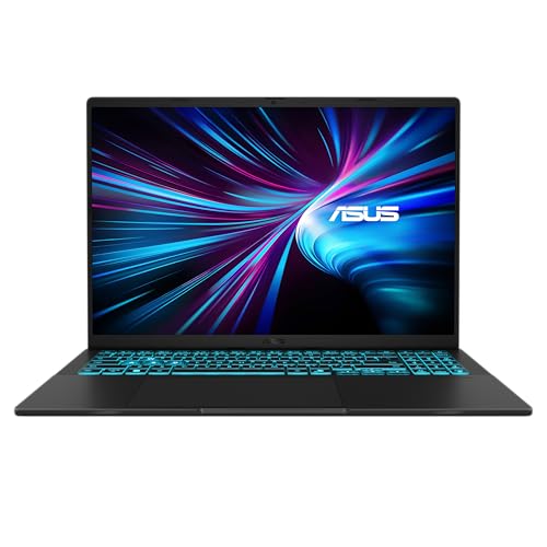 ASUS V16 (2025) con NVIDIA® GeForce RTX™ 5060 8GB GDDR7, Display da 16" a 144Hz, processore Intel® Core™ 7 240H, RAM 16GB, 1TB SSD, Win 11 Home, Nero, Layout ITA