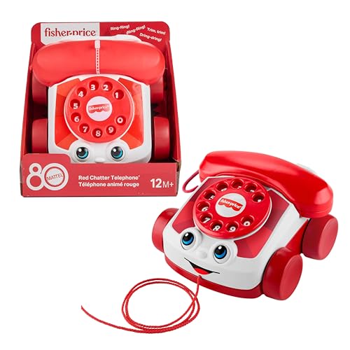 Fisher-Price Telefono Chiacchierone Rosso, Edizione 80° Anniversario