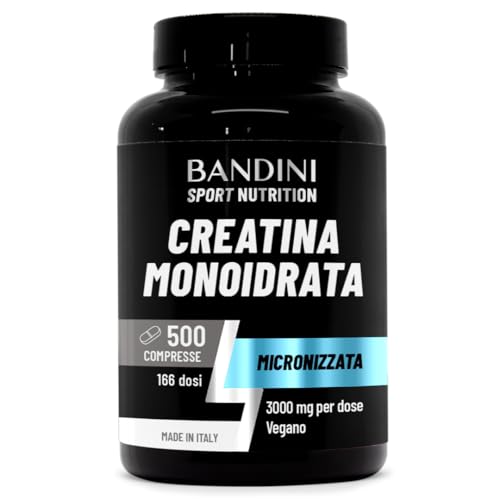 Bandini Creatina Monoidrata 500 Compresse 3000mg