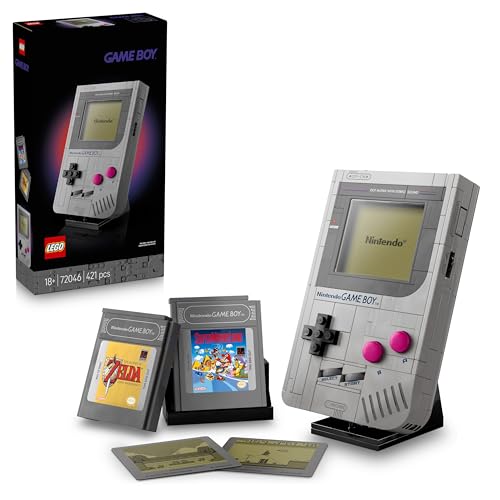 LEGO Game Boy Nintendo Set da Costruzione per Adulti con Cartucce Zelda e Super Mario