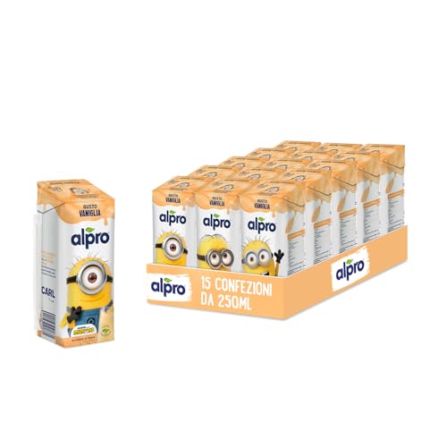 Alpro Minions Bevanda Soia Vaniglia 15x250ml