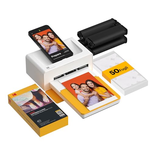 KODAK Dock Plus Stampante Fotografica 10x15 cm con Dock e Bluetooth